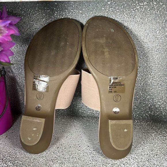 JC Penney  East 5th Floral Dust Rose Sandals Wedges Size 9 - Picture 7 of 8